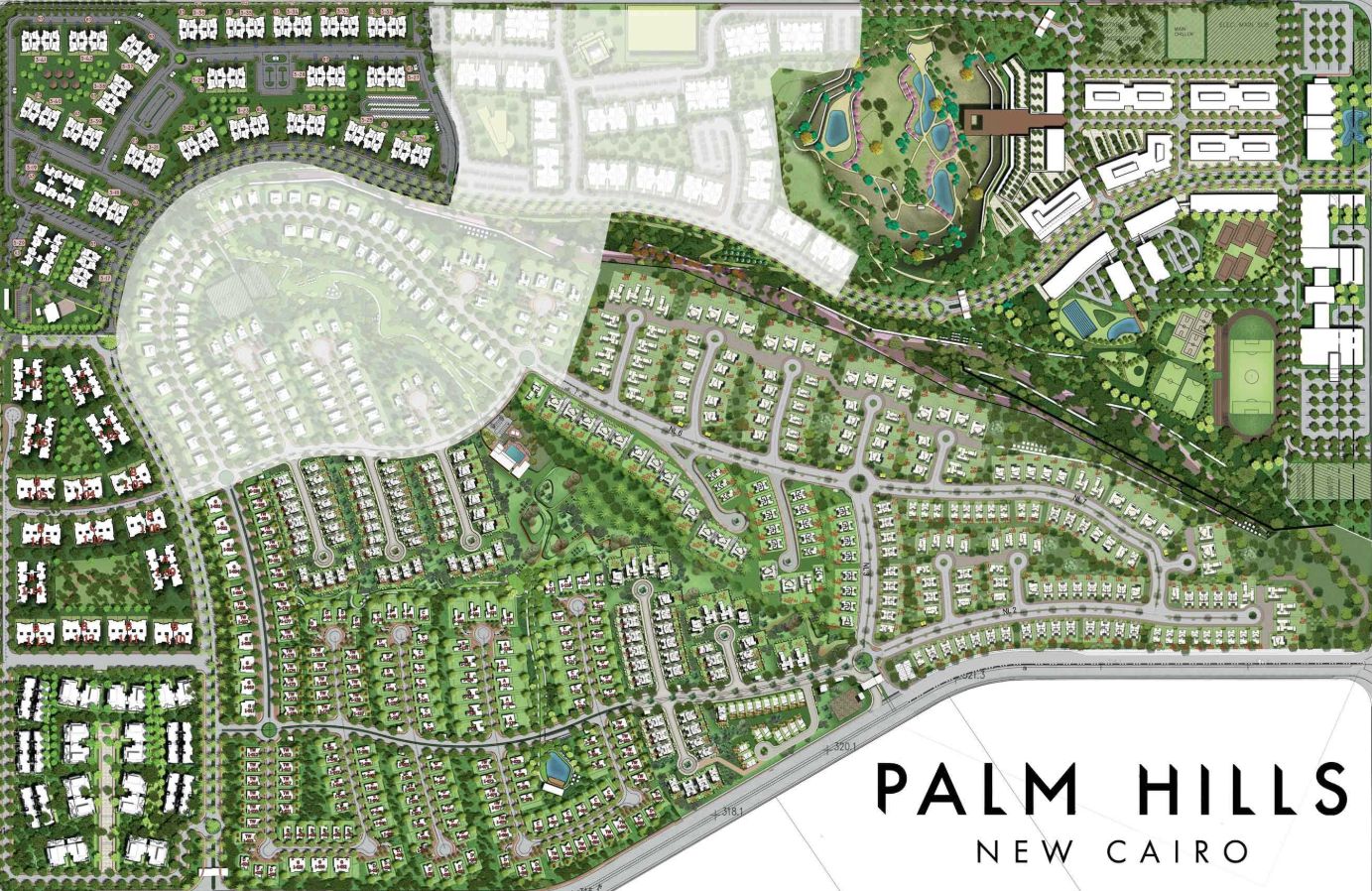 Palm Hills New Cairo Map